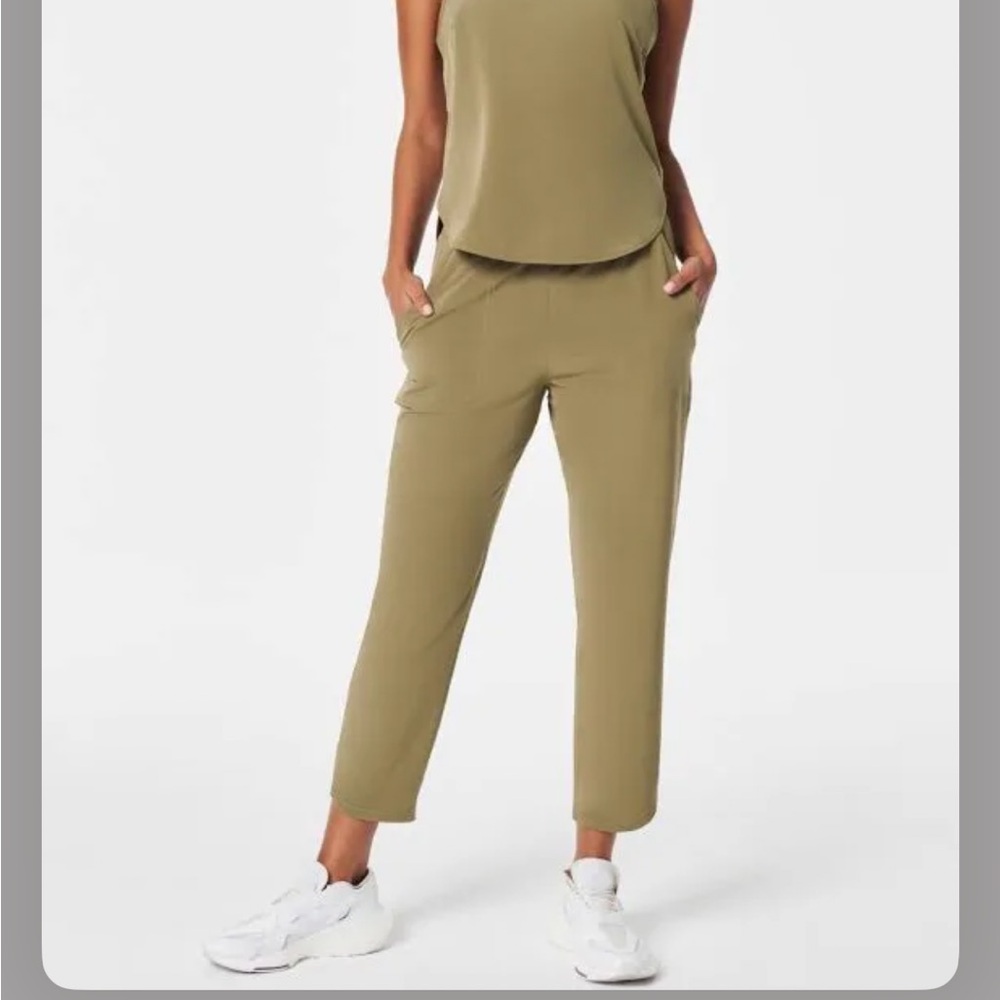 SPANX Olive Green Joggers
